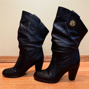 Rare Y2K Quiet Luxury Dark Academia Rich Leather Slouchy Indie Sleaze Whimsigoth